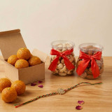 Traditional Sweet & Dry Fruit Rakhi Celebration Set DKG-824