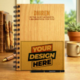 Personalized Memory Gift Set with Wooden Diary & Pen SK-2895