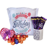 Birthday Printed Cushion And Mug With Chocolate Box Birthday Printed Cushion And Mug With Chocolate Box