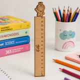 Custom Name Engraved Doraemon Wooden Scale – 15cm SK-2972