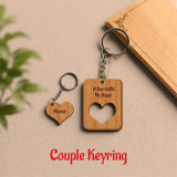 Personalized Couple Wooden Keyring Set SK-2992