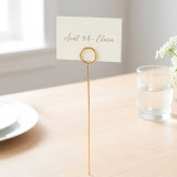 13" Gold Metal Wire Card Holder Stand (Cards Not Included) GMS-03