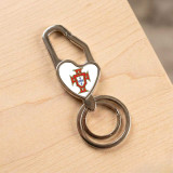 Portugal FPF Heart-Shaped Metal Keychain SK-3019
