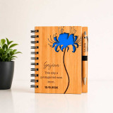 Personalized Spider Lily Journal & Pen Gift Set - Birthday Set SK-3023