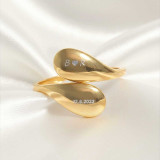 Personalized Initial & Date Teardrop Bangles SK-3036