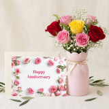 Elegant Anniversary Floral Surprise Gift Set DKG-911