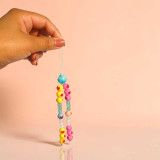 Colorful Heart Beaded Phone Charm-Color May Vary MKH-23