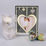 Elegant Love Gift Set with LED Frame, Scented Candle & Aromatic Diffuser DKG-919