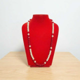 Exquisite Ruby & Pearl Necklace Pote-109