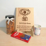 Best Dad Gift Combo with Chocolate, Candle & Dry Nuts