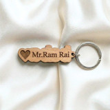 Personalized Papa Wooden Keychain SK-3063