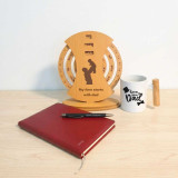 Custom Printed Gift Set – Pen, Wooden Calendar & Notebook Bundle For Dad SK-3064