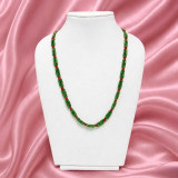 Ethnic Green & Red Crystal Festive Pote Pote-137