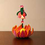 Handmade Lotus Flower with Fairy Lights