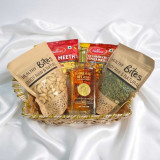 Premium Whisky & Savory Snack Gift Hamper With Nuts SK-3085