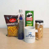 Premium Father's Gift Hamper with Vodka, Pringles & Cashews SK-3086