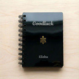 Good luck Themed Notebook with Custom Name DKG-1020