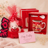 Birthday Special Gift with Teddy, Mug & Greeting Card JNK-7399