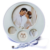 Birthday Gift Combo with Mugs, LED Photo Frame & Roses for Her