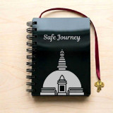 Custom Engraved Travel Diary with Elephant Charm DKG-1029