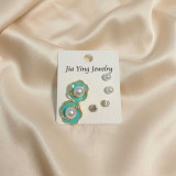Classic & Floral 3-Pair Earrings Set JR-413