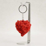 Cute Red Heart Fuzzy Keychain SK-3139