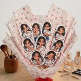 Earrings Gift Set with Anime Themed Sticker Bouquet