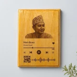 Premium Personalised Music Memory Wooden Plaque SK-3169