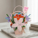 Hello Gorgeous Personalised Fuzzy Flowers With Greeting Card SK-3171