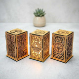 Laser Cut Custom Wooden Candle Box DKG-1084
