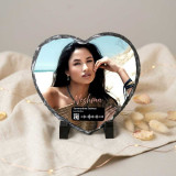 Personalized Heart Rock Slate Music Frame SK-3191