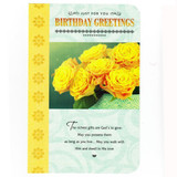Just For You Birthday Greetings - Greeting Card