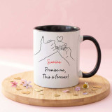 Promise Me Forever Personalized Ceramic Mug JNK-7458