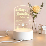 Custom Song QR Code Birthday Lamp SK-3201