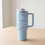 Personalized Birthday Girl Tumbler Bottle SK-3205