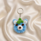 Cute Fuzzy Teddy Bear Keychain SK-3213