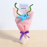 Women Accessories Gift Combo with Lily Fuzzy Flower Bouquet