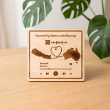 Personalized Long-Distance Music Plaque For Couple Gift SK-3267