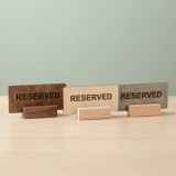 Custom Wooden Reserved Table Sign DKG-1171