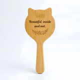Personalised Wooden Detangling Hair Brush