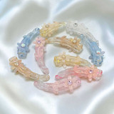 Flower Design Banana Hair Clip (Color May Vary) HC-330