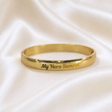 Personalized My Hero Gold Plated Bala with Recipient Name DKG-1256