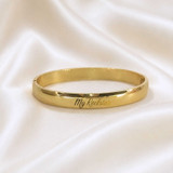 My Rockstar Engraving Gold Plated Bala DKG-1257