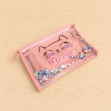 3-in-1 Meow Cosmetic Pouch Set in Pink MUP-17