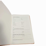 Personalized Floral Wooden Notebook SK-3321