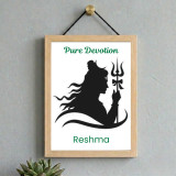 Lord Shiva Blessings Wall Hanging Frame with Personalized Name JNK-7540