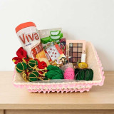 Shrawan Beauty & Accessories Gift Basket with Viva JNK-7558