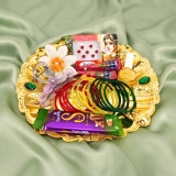 Women's Accessories Gift Tray with Bangles & Mehendi JNK-7578