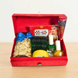 Cashew, Bindi & Green Bangles Gift Set DKG-1373