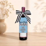 Personalized Friendship Day Tag & Wine Gift Set DKG-1409